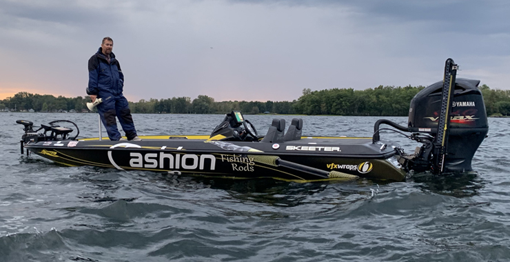 Cashion Rod Bass Boat Wrap