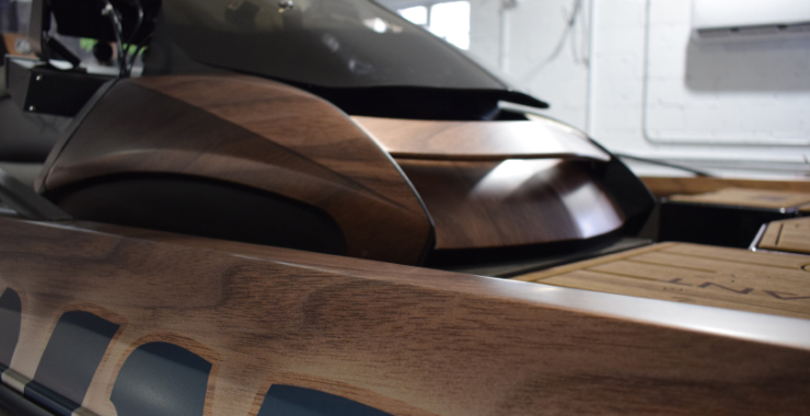  wooden bass boat wrap