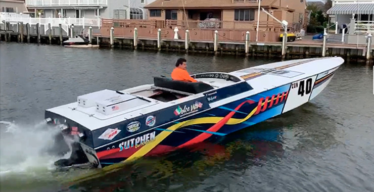 Race Boat Wrap