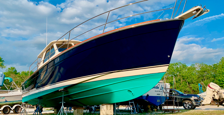 Color Chnage Boat Wrap